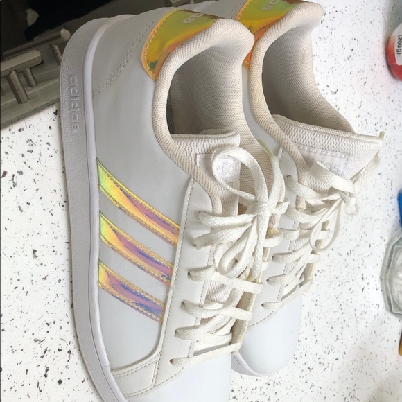 adidas Sneakers in White with Iridescent - Picture 4 of 16